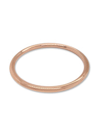 Traditional 4mm Golf Baby Bangle in Rose Gold Plated