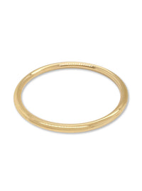 Traditional 4mm Golf Baby Bangle in Gold Plated