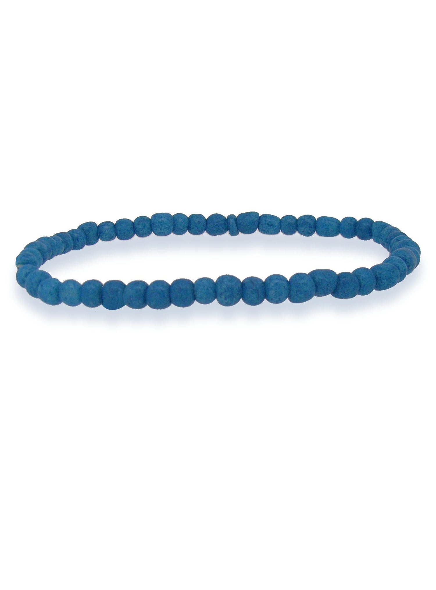 Ocean Blue 5mm Turquoise Stretch Bracelet
