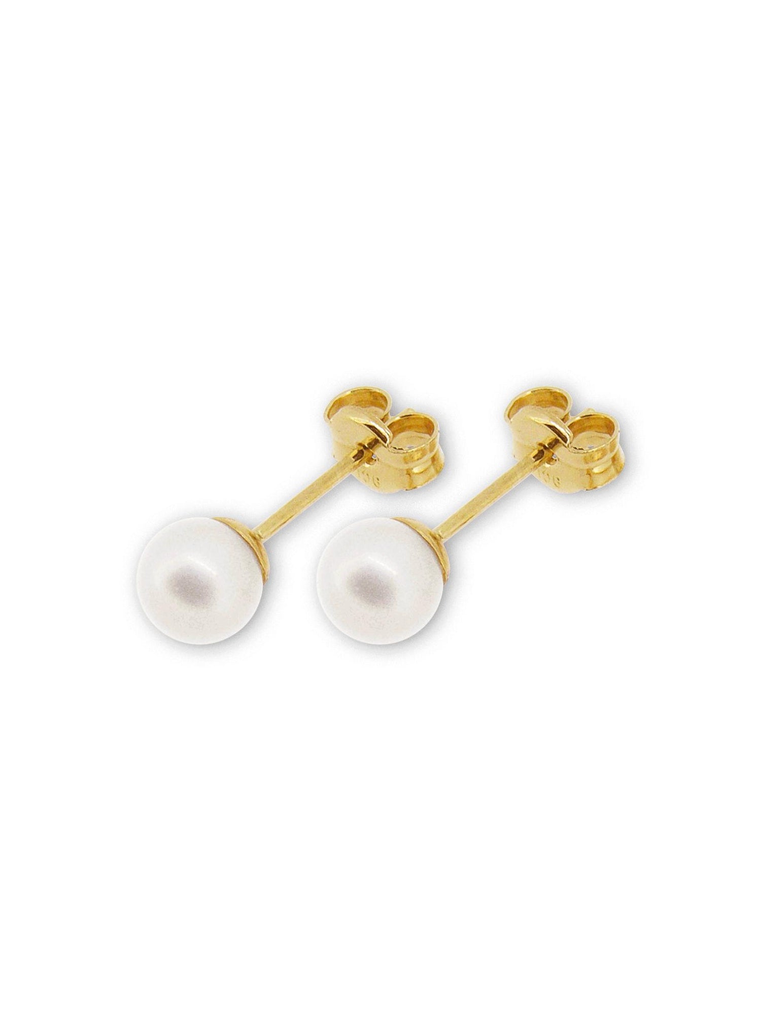 Coco Pearl 5mm Stud Earrings in 9ct Gold
