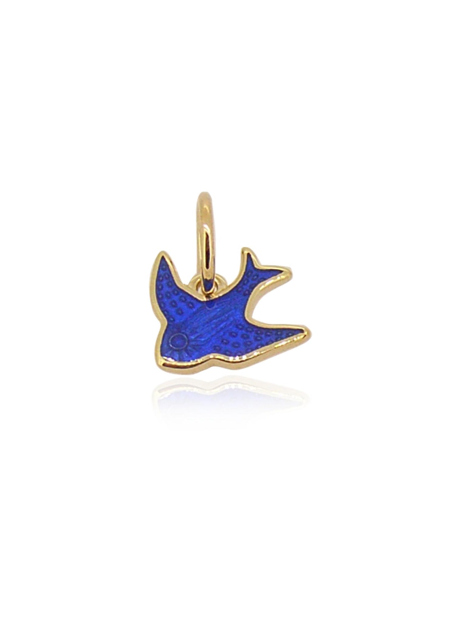 Bluebird of Happiness Charm in 9ct Gold