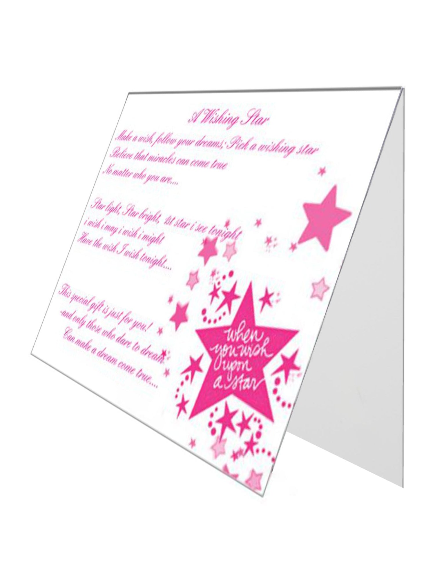 Greeting Gift Card Make a Wish Upon a Star