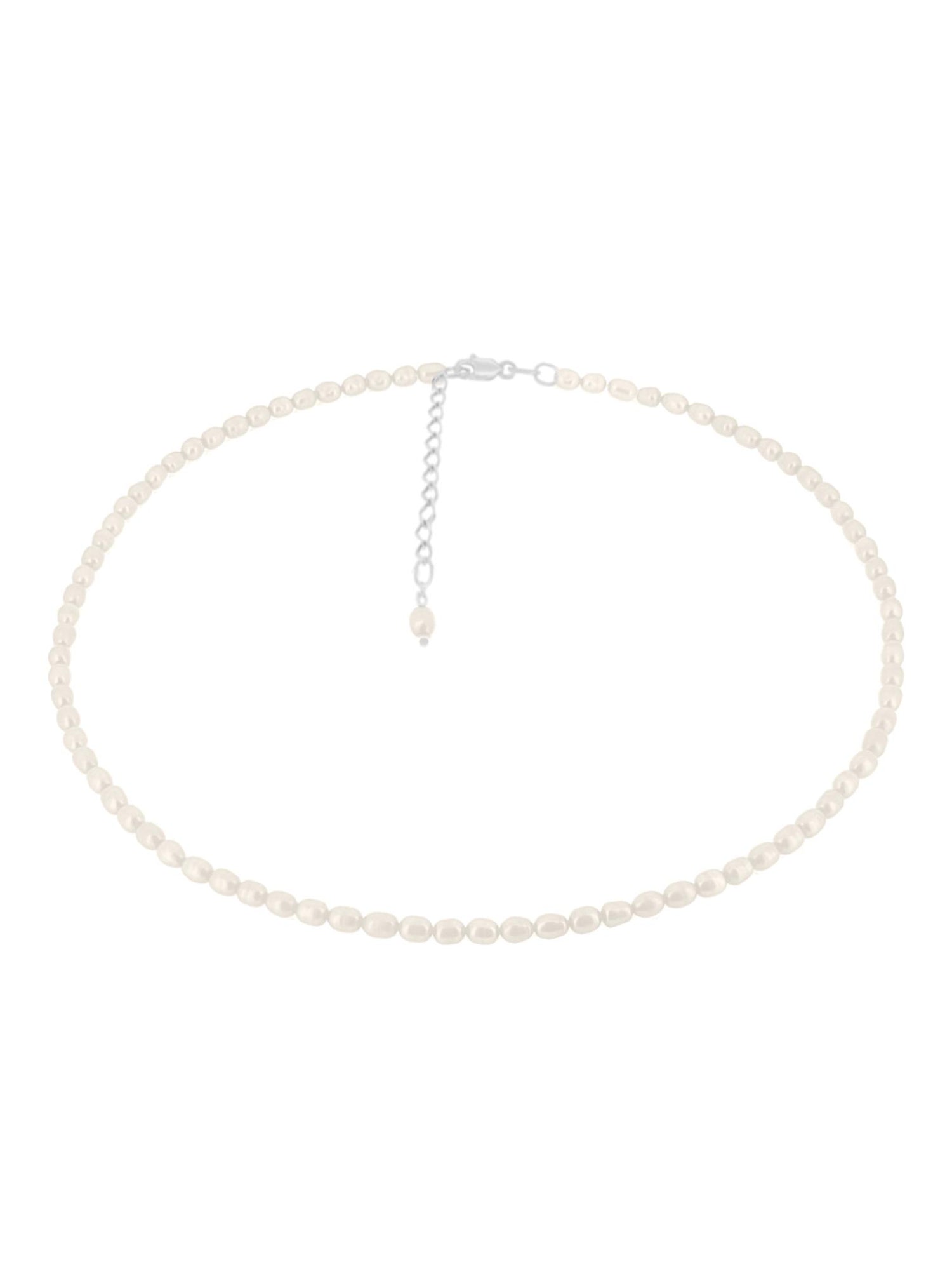 Coco Freshwater Pearl Choker Necklace in Natural White