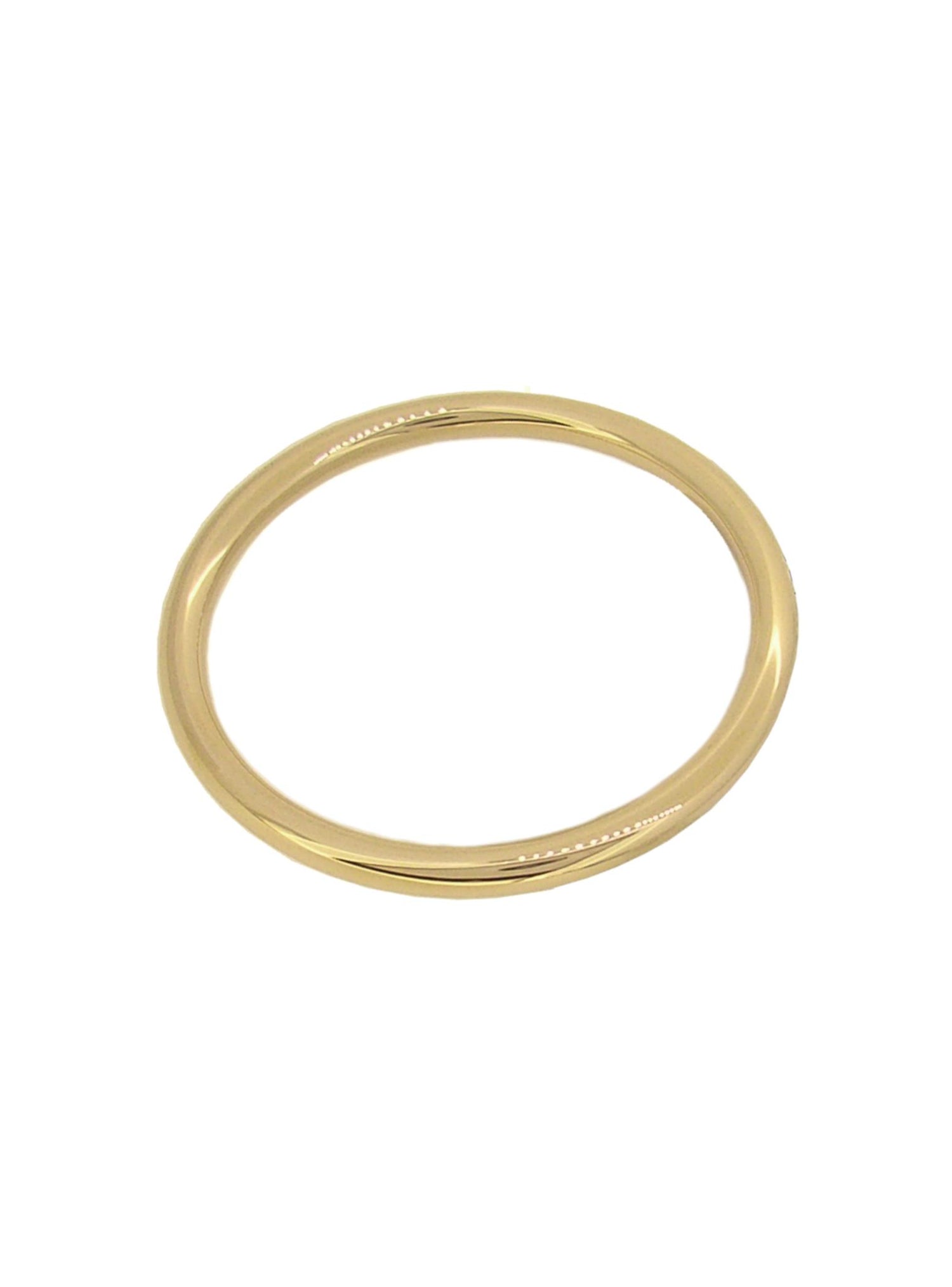 Simple 5mm Round Golf Bangle in 9ct Gold