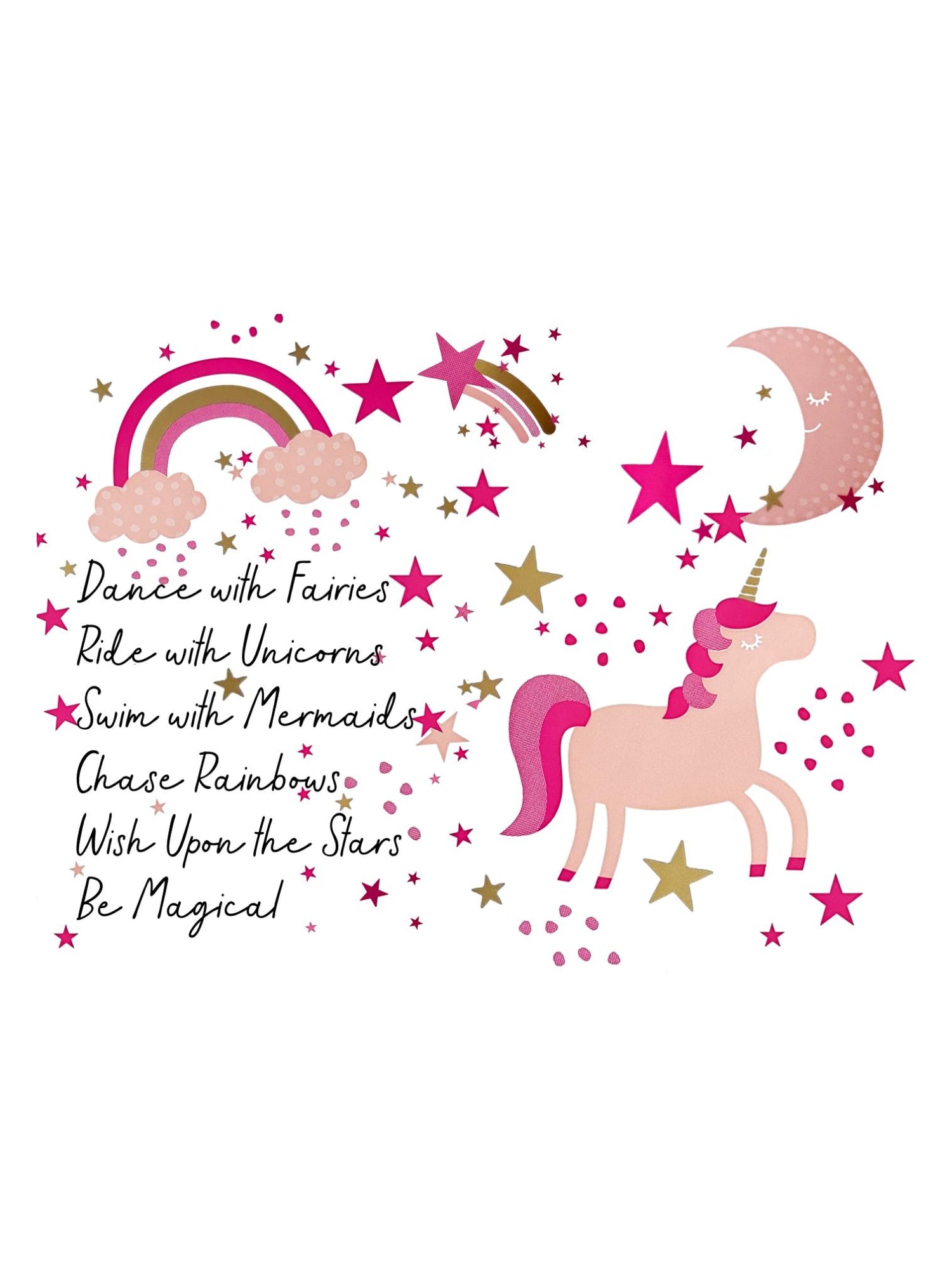 Unicorn Be Magical Greeting Gift Card