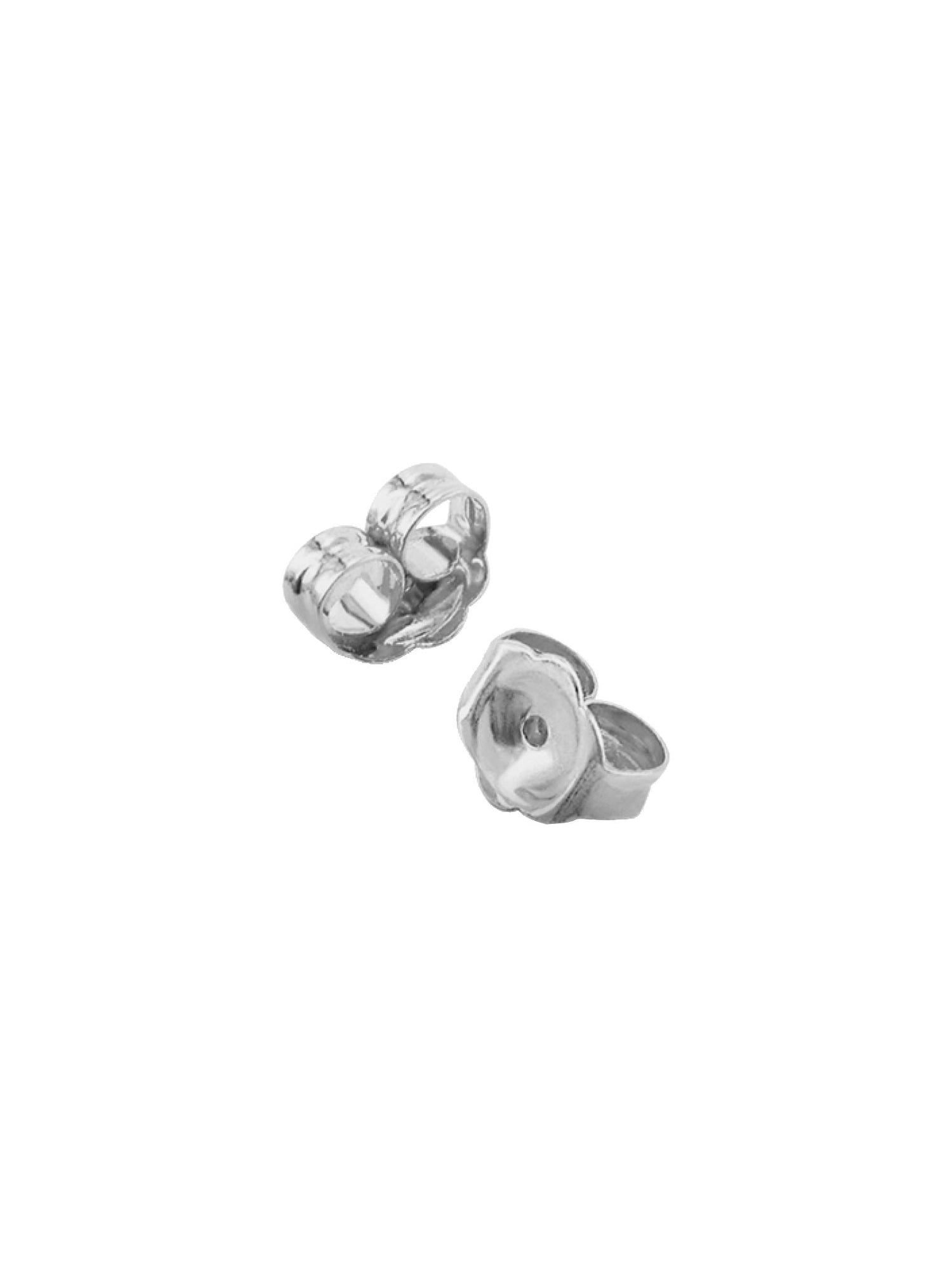 Butterfly Clips for Stud Earrings in 9ct White Gold