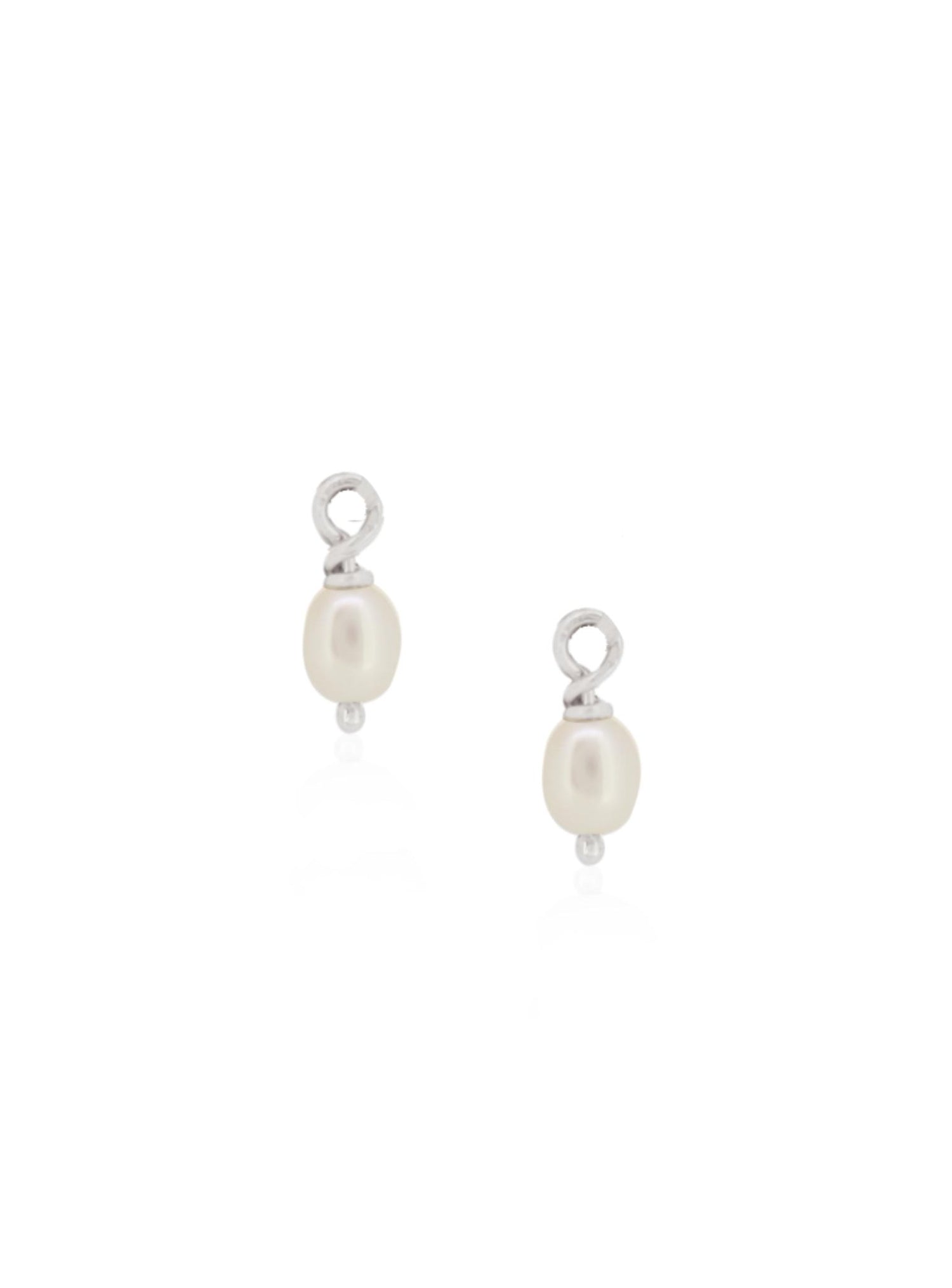 Lulu Pearl Charms for Sleeper Earrings in Sterling Silver