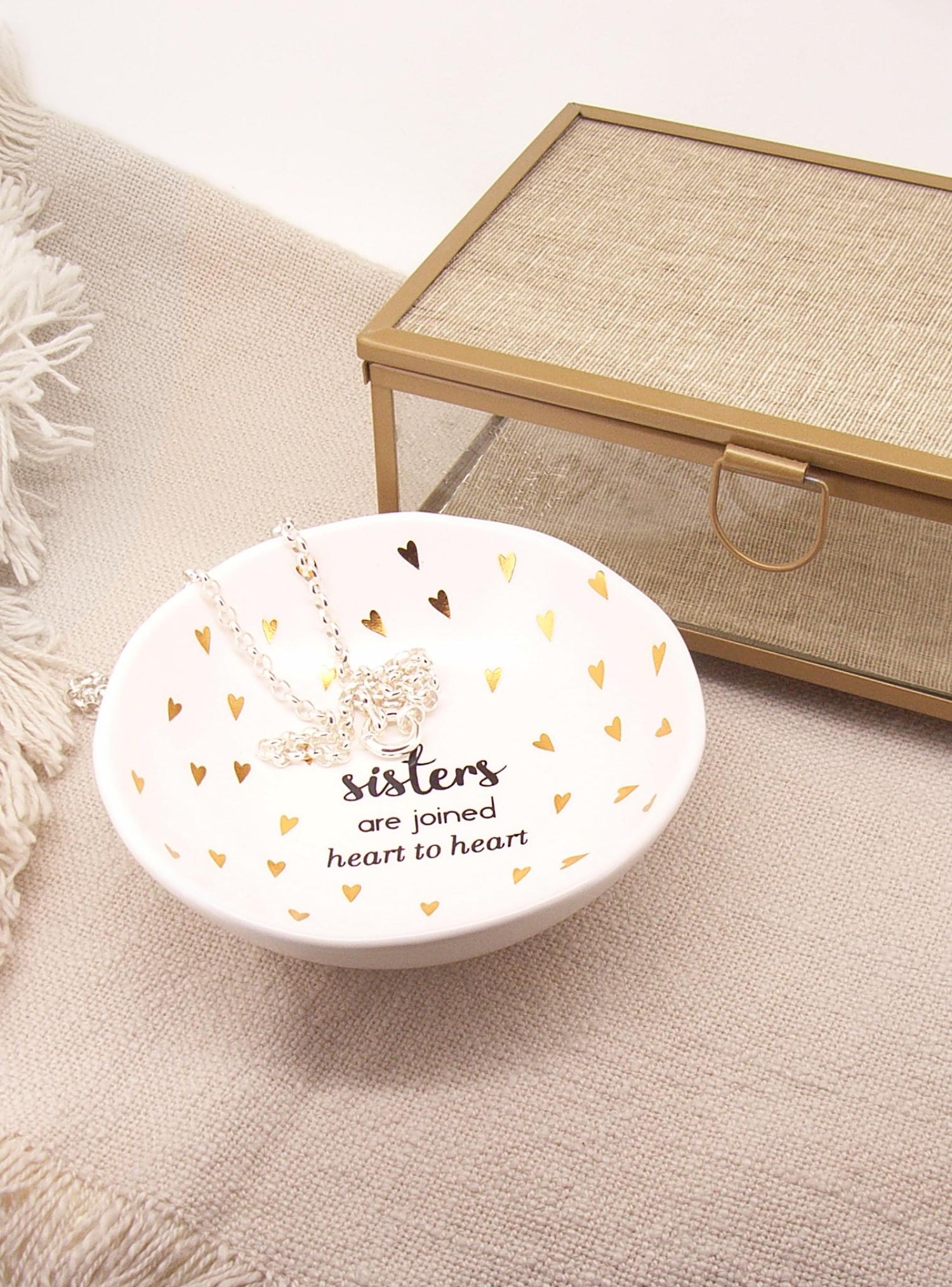 Jewellery Trinket Dish in Sisters
