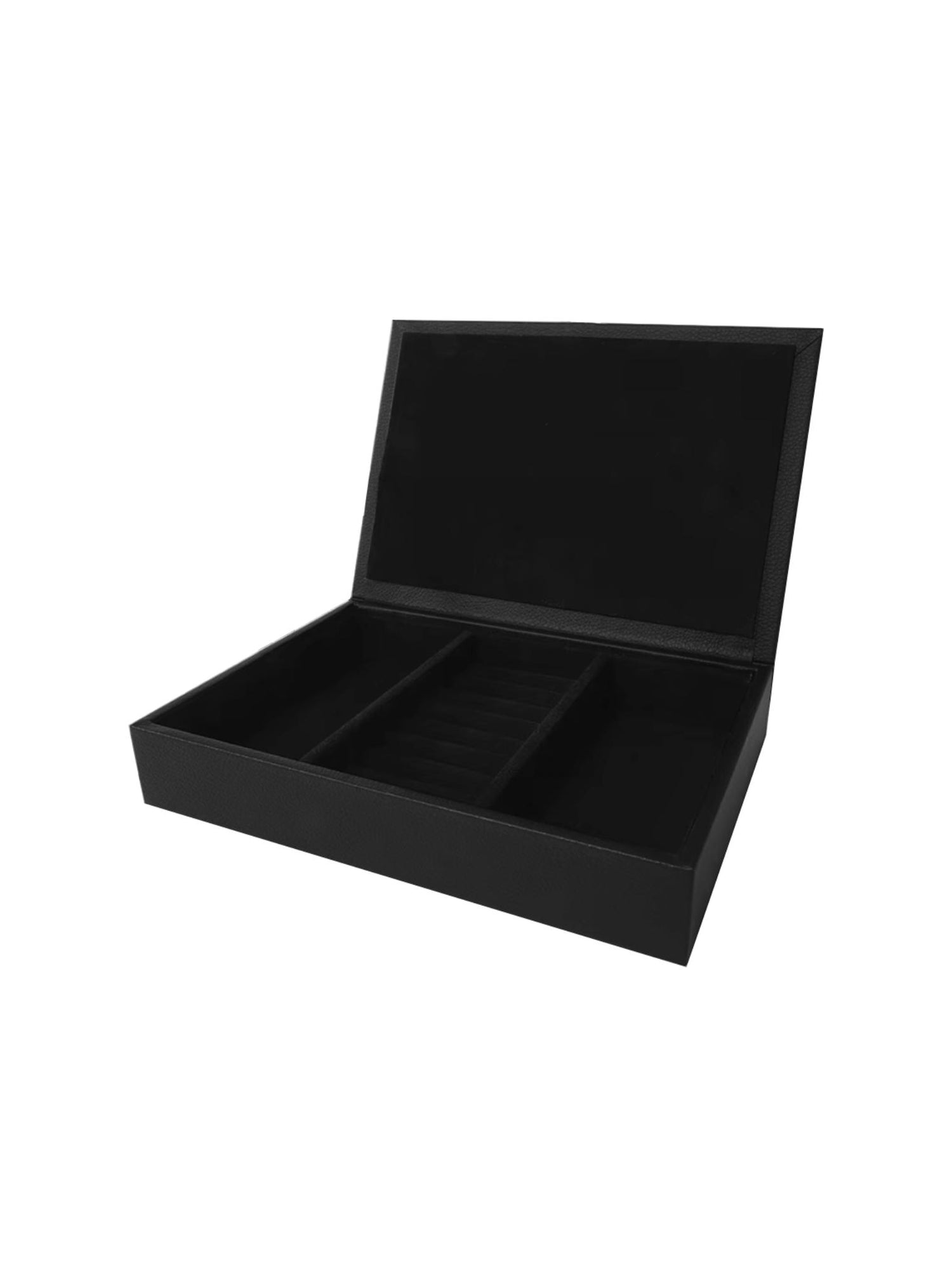 Simple Black Jewellery Box in Black