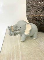Mother and Baby Elephant Money Box Piggy Bank
