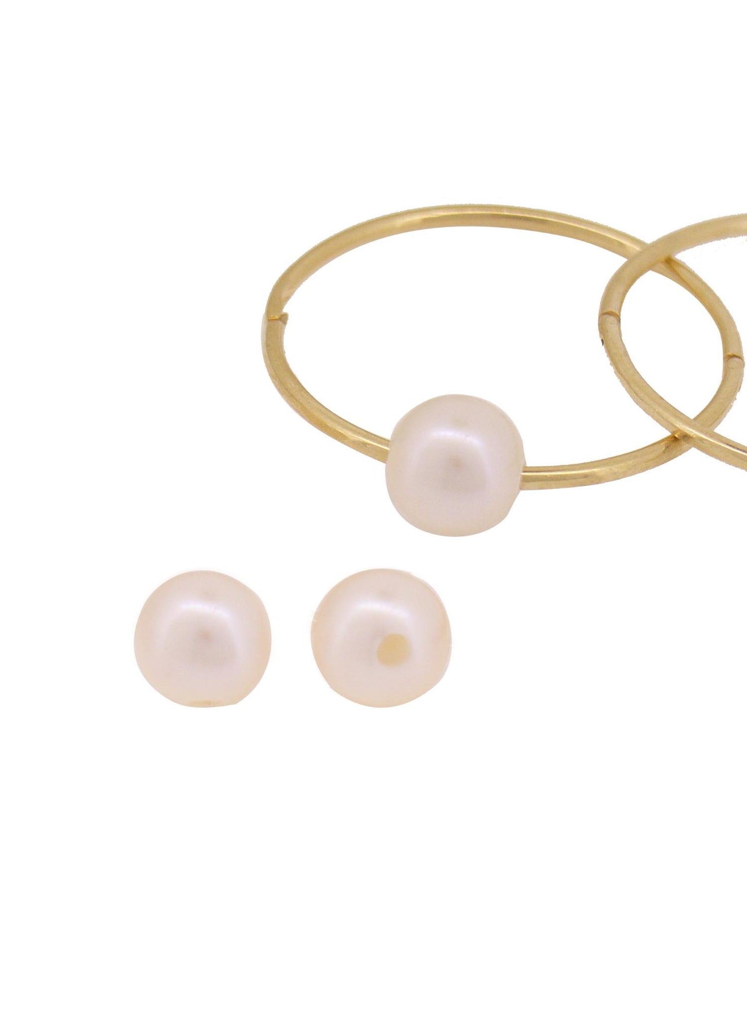 Coco Floating 8mm Freshwater Pearls for Sleeper Earrings