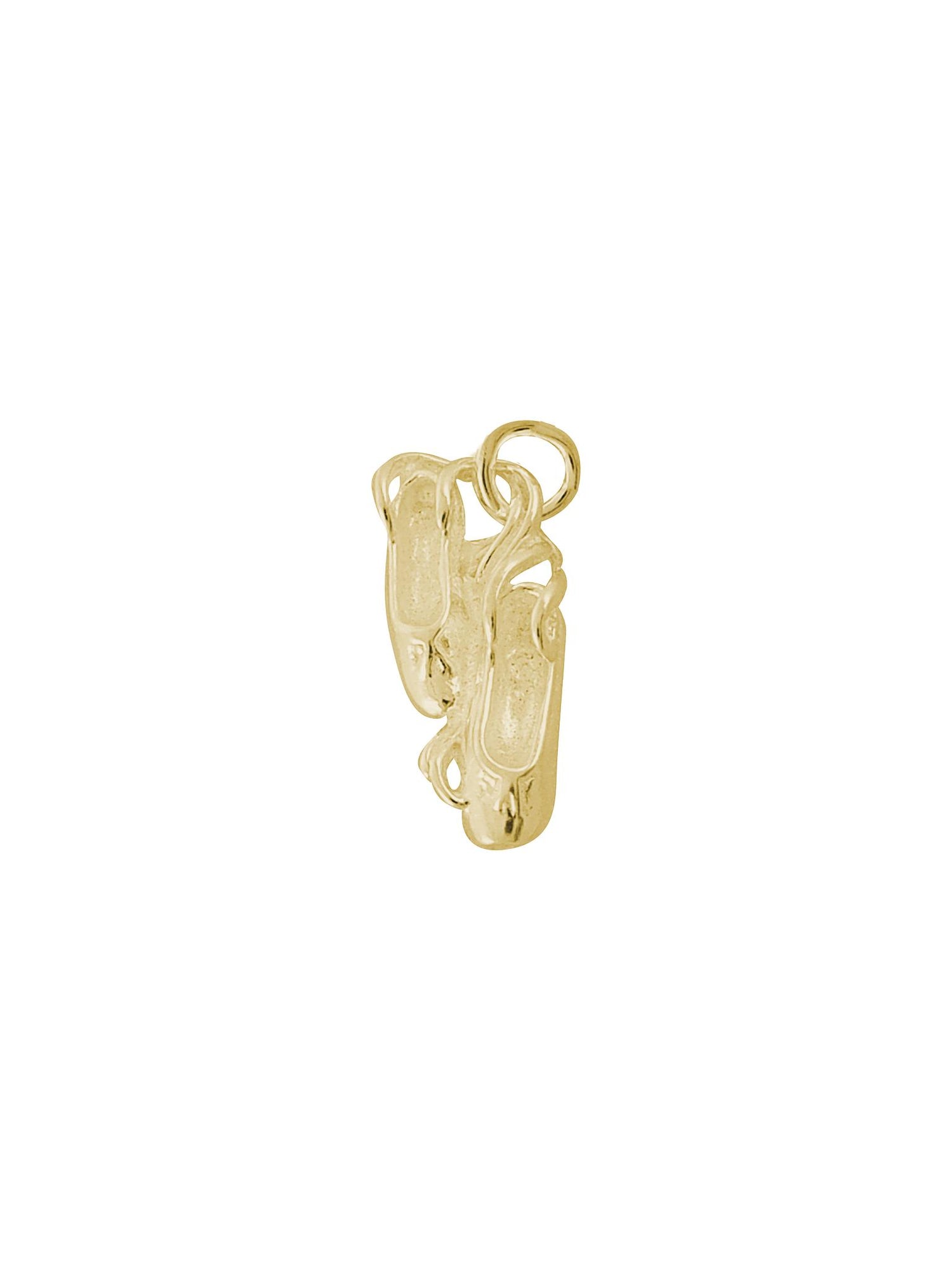 Ballerina Ballet Slippers Charm Pendant in 9ct Gold