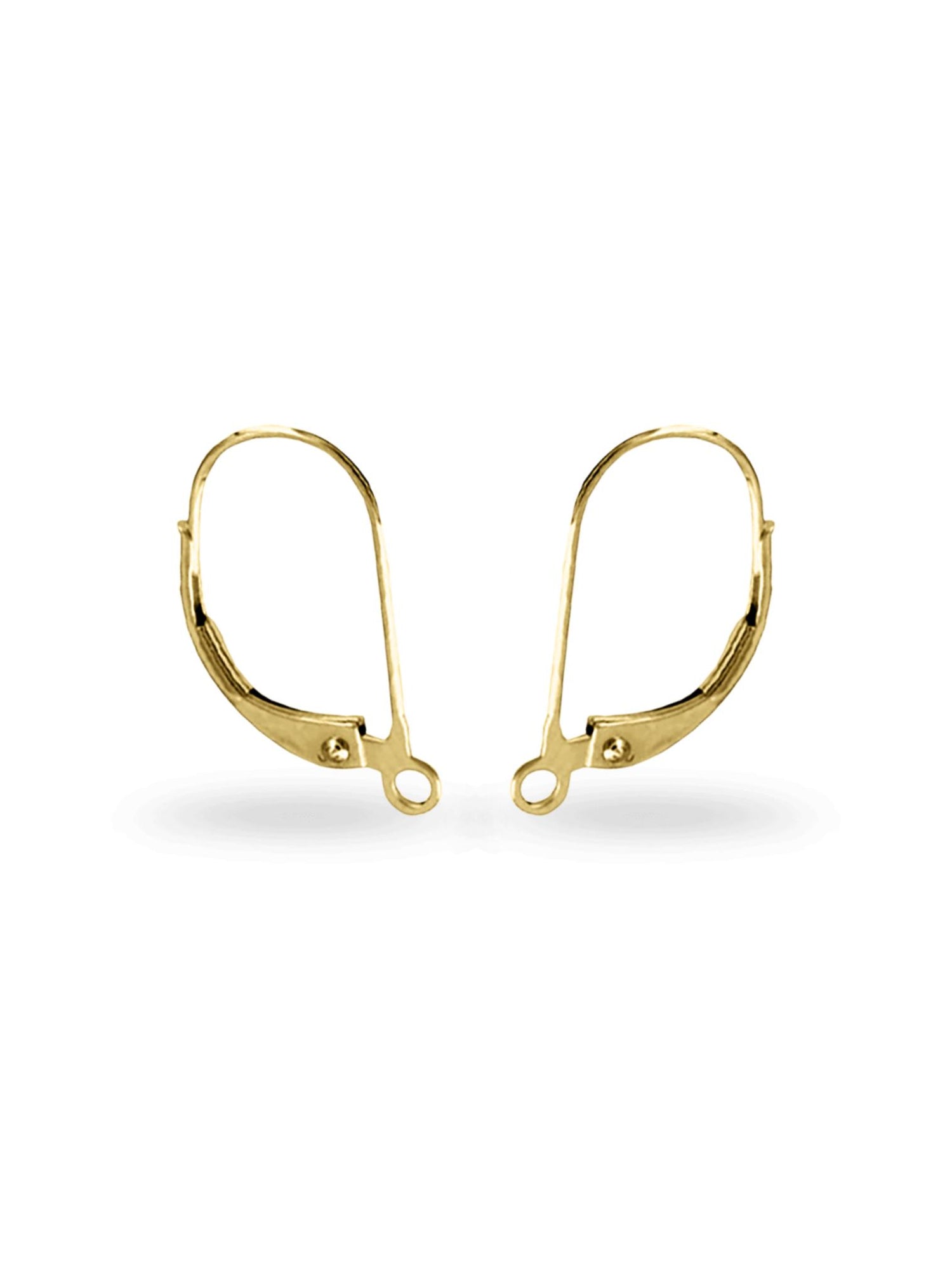 Continental Safety Hook Earring Wires Findings in 9ct Gold