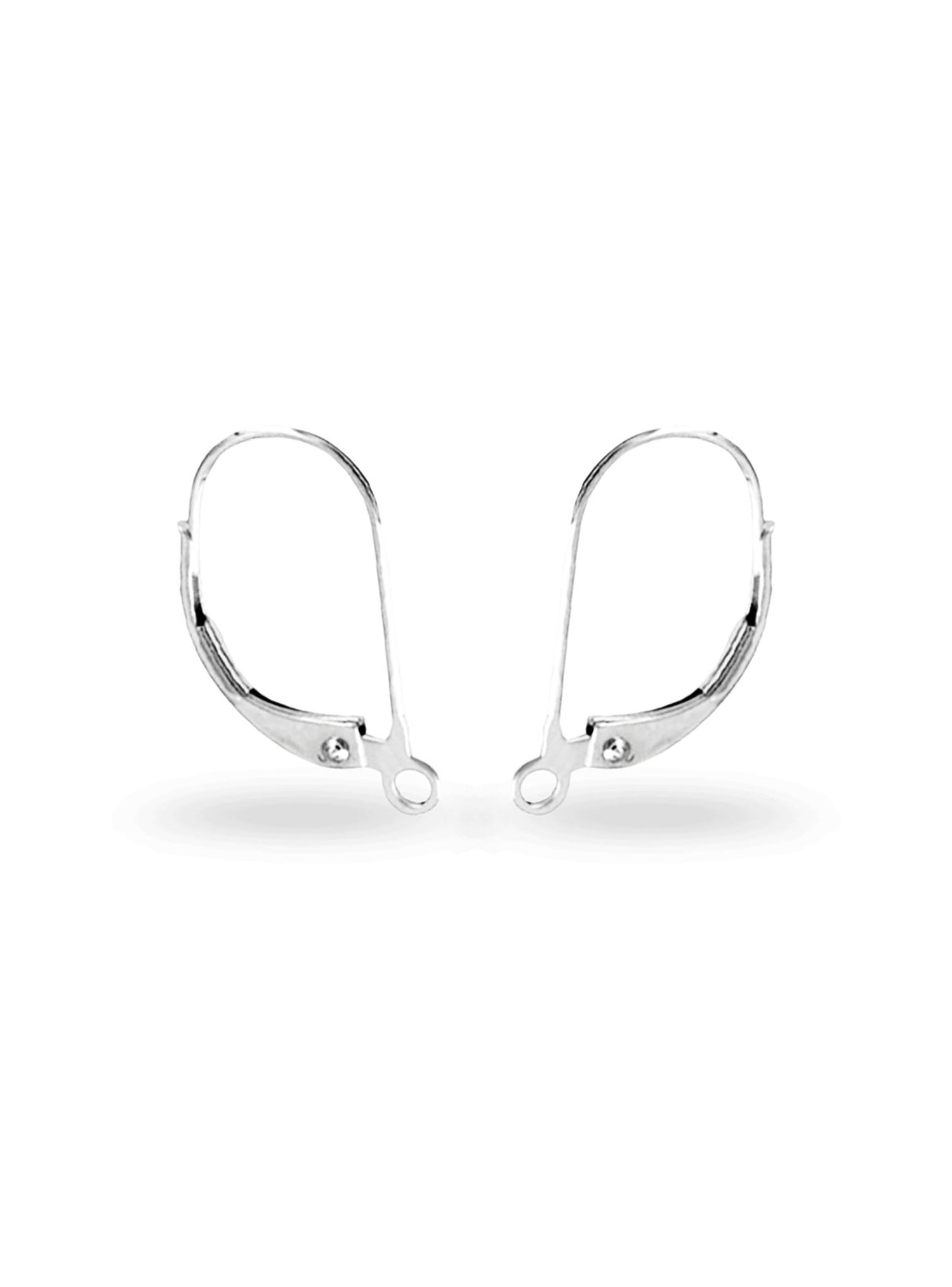 Continental Safety Hook Earring Wires Findings in Silver