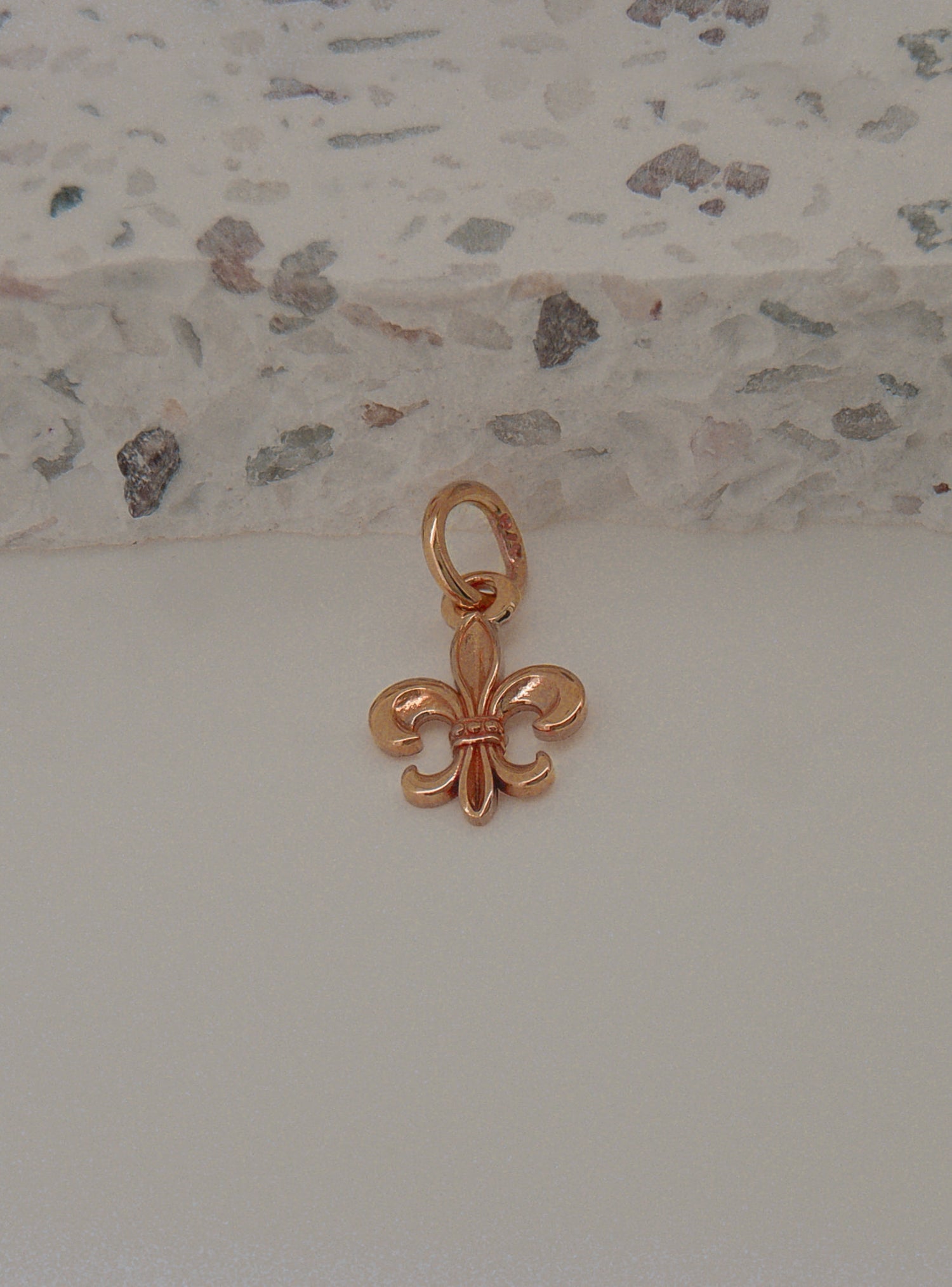 Fleur de Lis Charm in 9ct Rose Gold