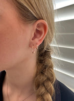 Charms for Sleeper Earrings 7 Lucky Rings in 9ct Rose Gold