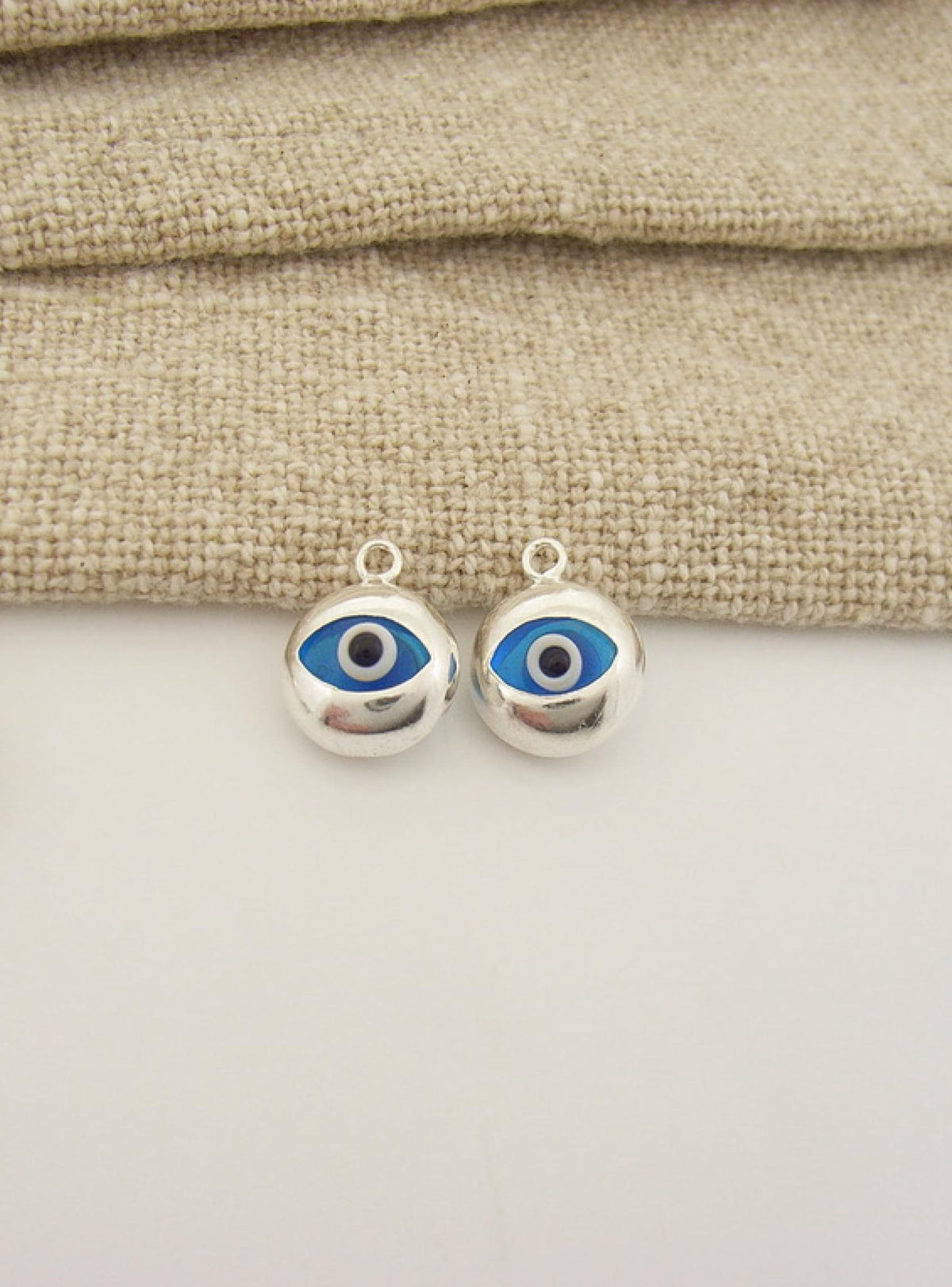 Lucky Protection Evil Eye Sleeper Earring Charms