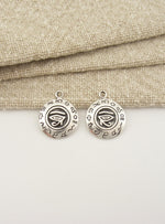 Egyptian Eye of Horus Sleeper Earring Charms