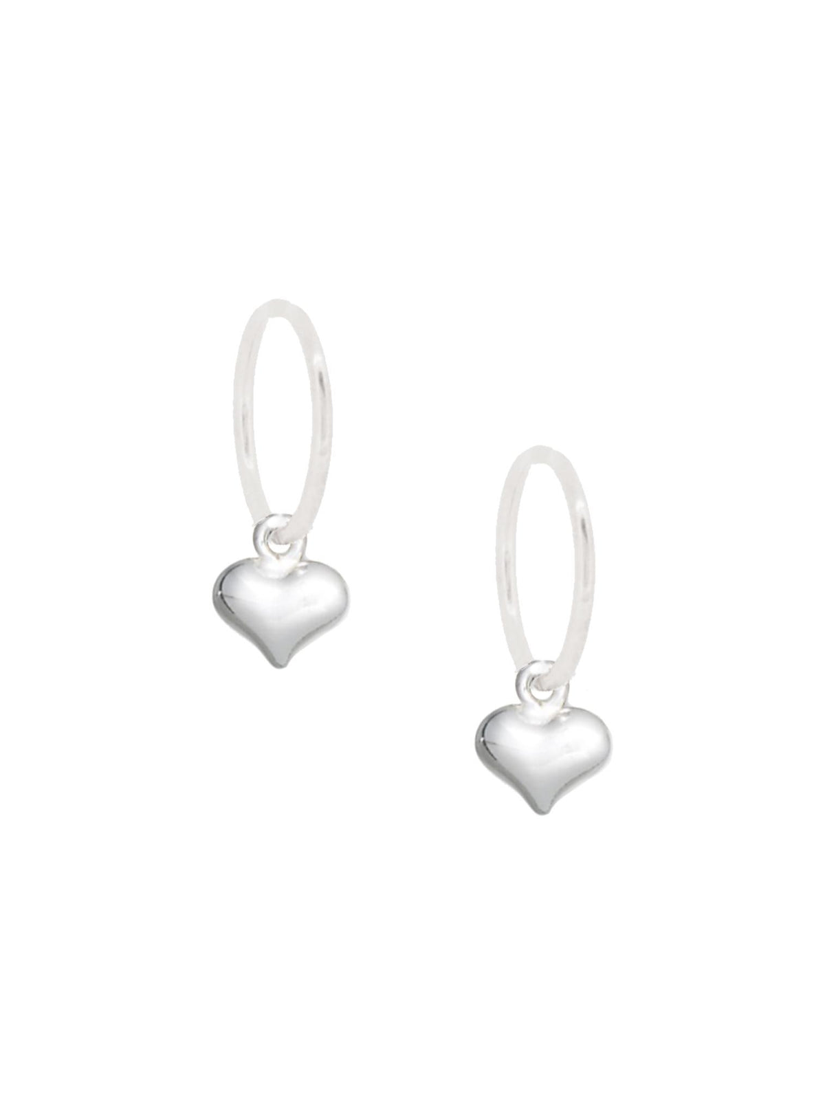 Teeny Tiny Little Love Heart Sleeper Earring Charms