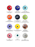 Small Lucky Protection Evil Eye Sleeper Earring Charms