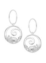 Wave Starfish Shell Ocean Sleeper Earring Charms