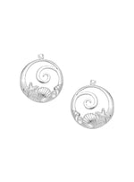 Wave Starfish Shell Ocean Sleeper Earring Charms