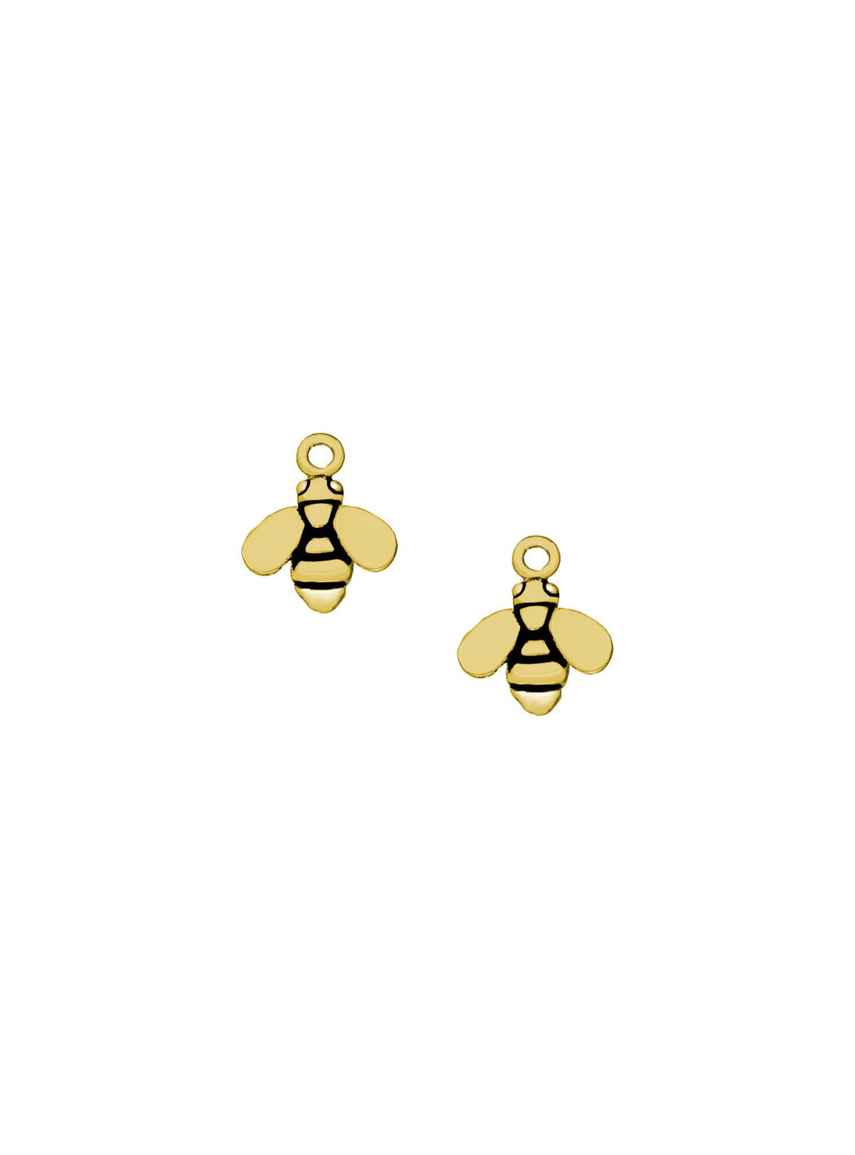 Bumble Bee Charms for Sleeper Earrings in 9ct Gold