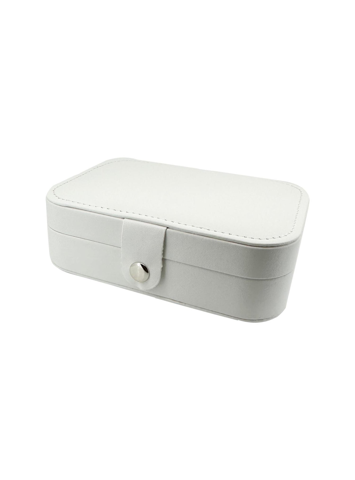 Travel Jewellery Box in White