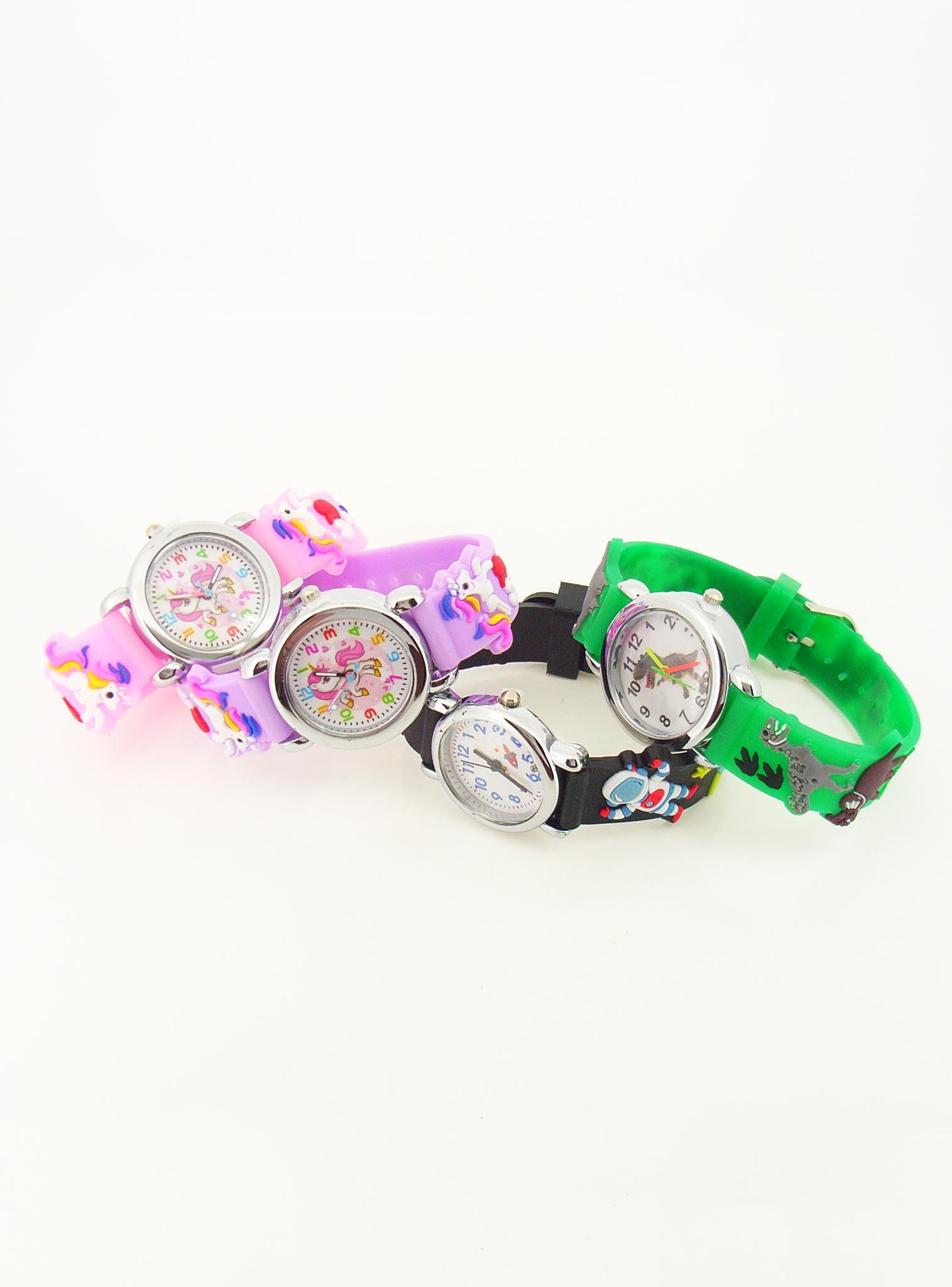 Children's Rainbow Unicorn Watch in Pink