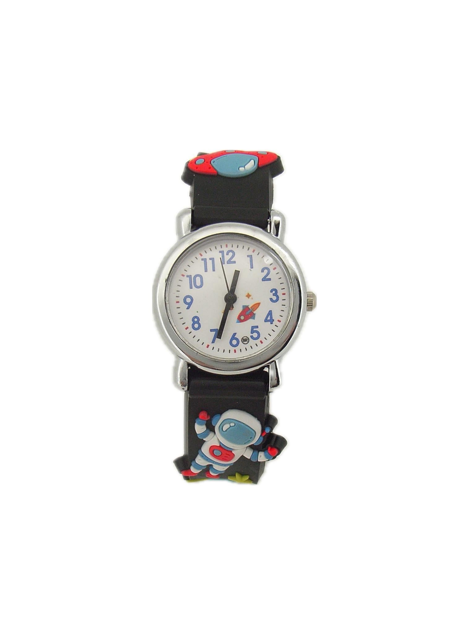 Children's Astronaut Spaceman Watch in Black