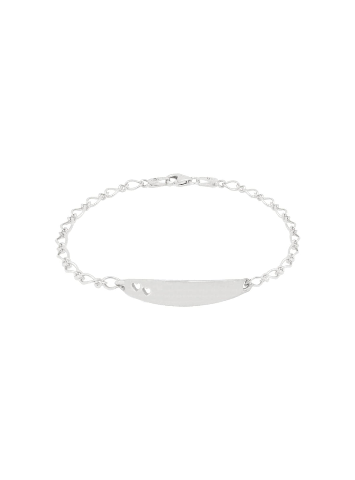 Solid Sterling Silver Identity Name Baby Bracelet