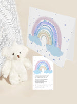 Cuddly Teddy Bear Pocket Hug Gift in White