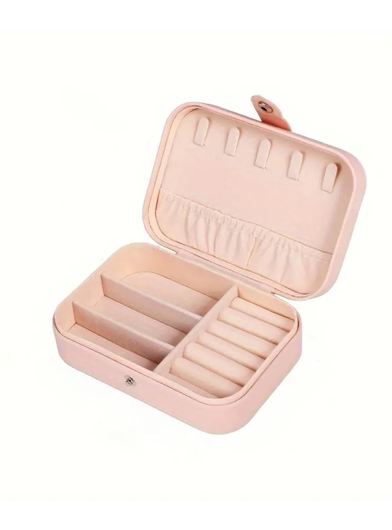 Travel Jewellery Box in Pink