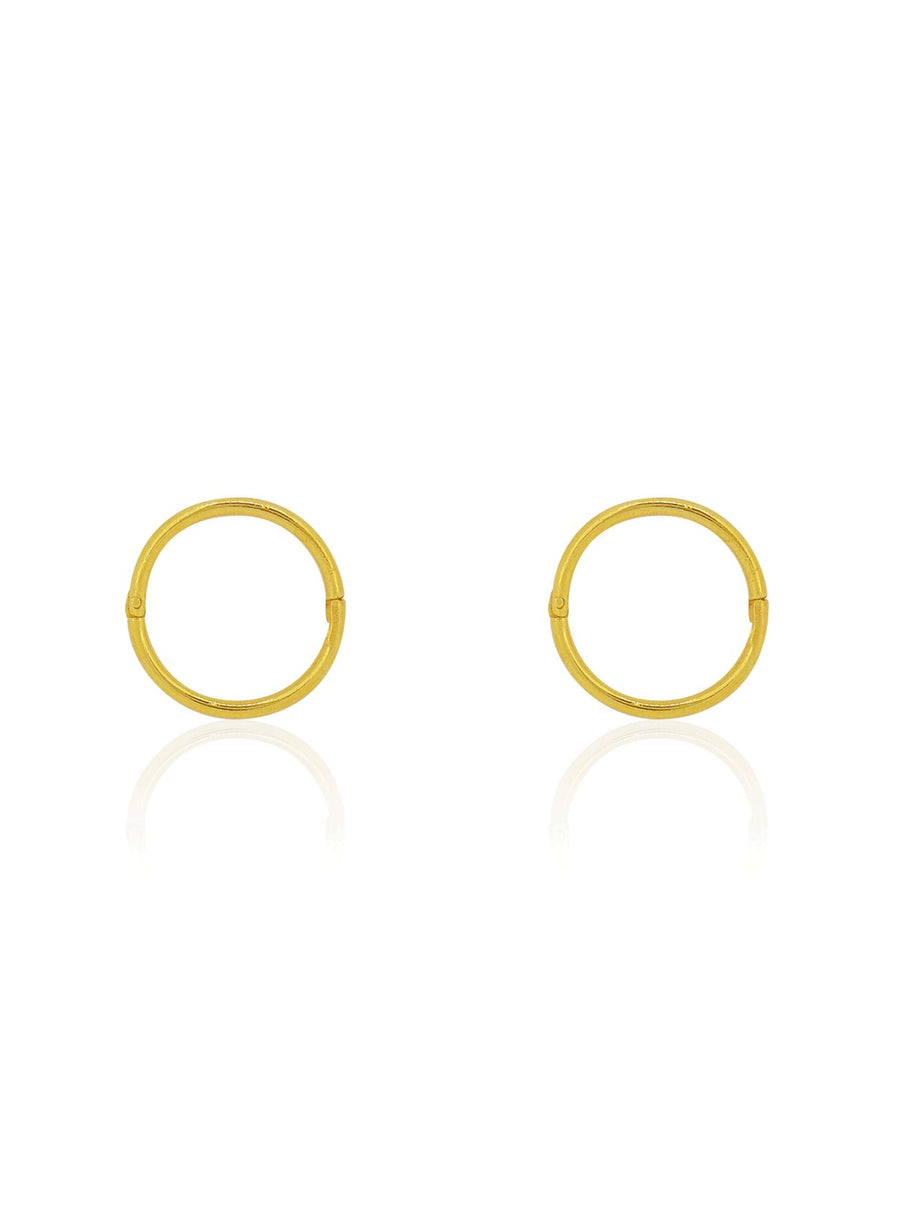 Solid 18ct Gold Sleeper Earrings