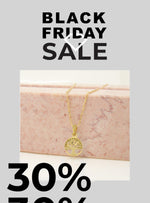 Tree of Life Charm Necklace Paperclip Chain in 9ct Gold