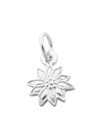 Daisy Flower Charm in Sterling Silver