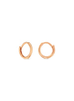 Aurelia 6mm Huggie Hoop Earrings in 9ct Rose Gold