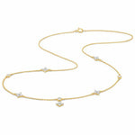 Dainty Diamond Necklace in 9ct Gold