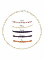 Braided Leather Unisex Necklace