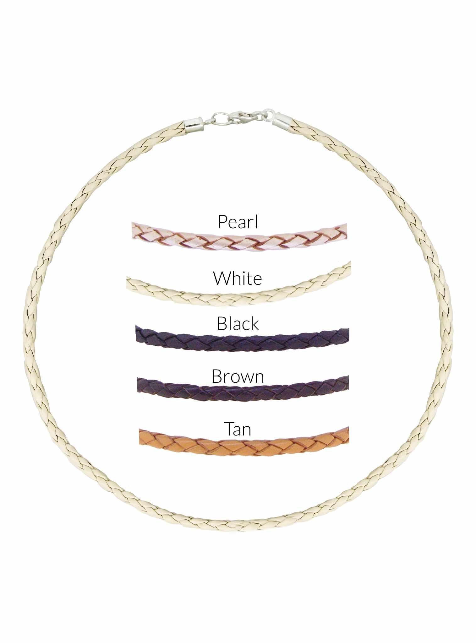 Braided Leather Unisex Necklace