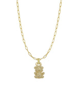 Teddy Bear Charm Necklace Chain in 9ct Gold