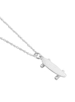 Unisex Skateboard Charm Pendant Chain Necklace
