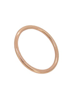 Simple Round Golf Bangle in Silver Filled 9ct Gold