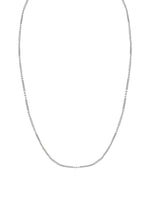 Unisex Ball & Bar Design Necklace Chain in Sterling Silver