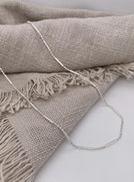 Unisex Ball & Bar Design Necklace Chain in Sterling Silver