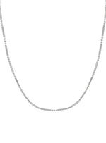 Unisex Ball & Bar Design Necklace Chain in Sterling Silver