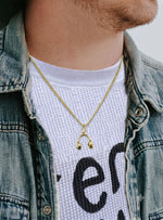 Music Headphones Charm in 9ct Gold