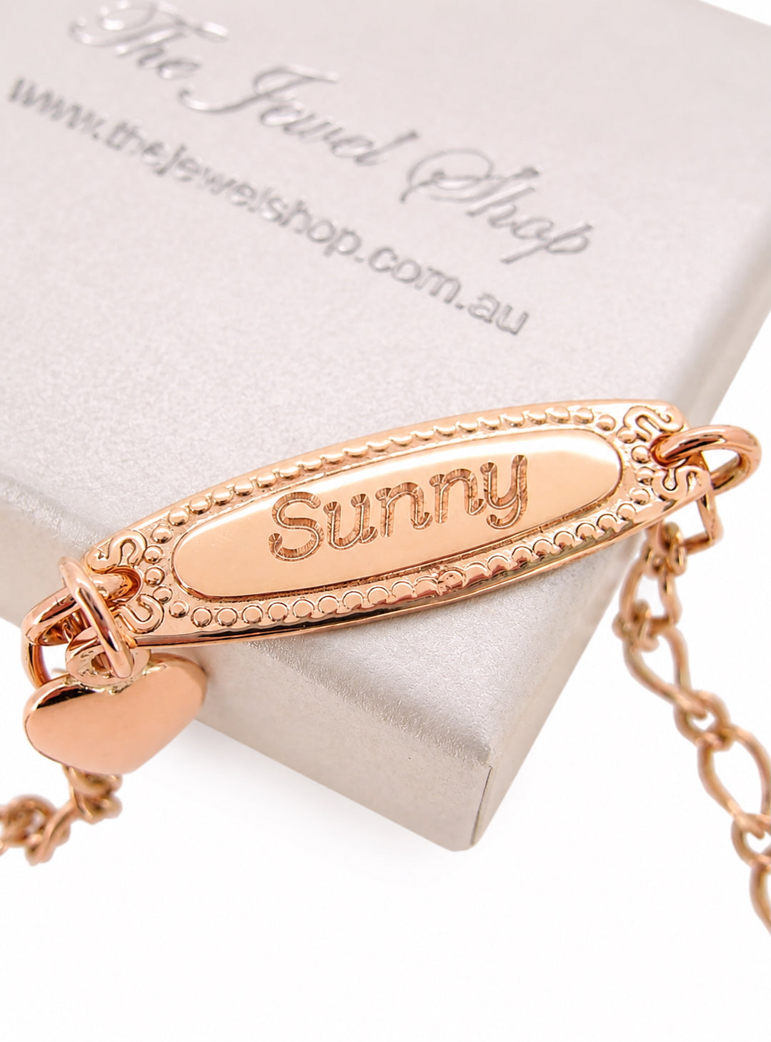 Add a Name to Be Engraved on a Baby Bracelet