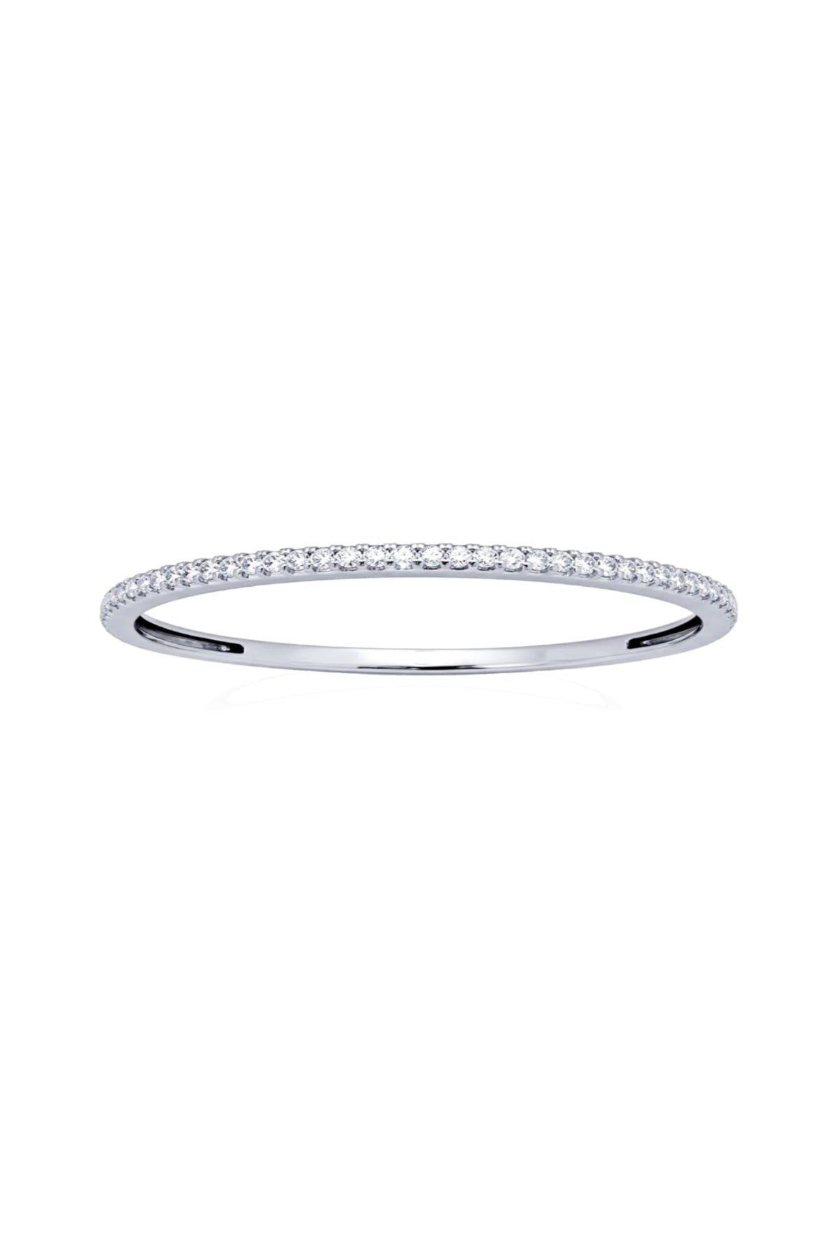 CZ Cubic Zirconia Tennis Bangle in Sterling Silver