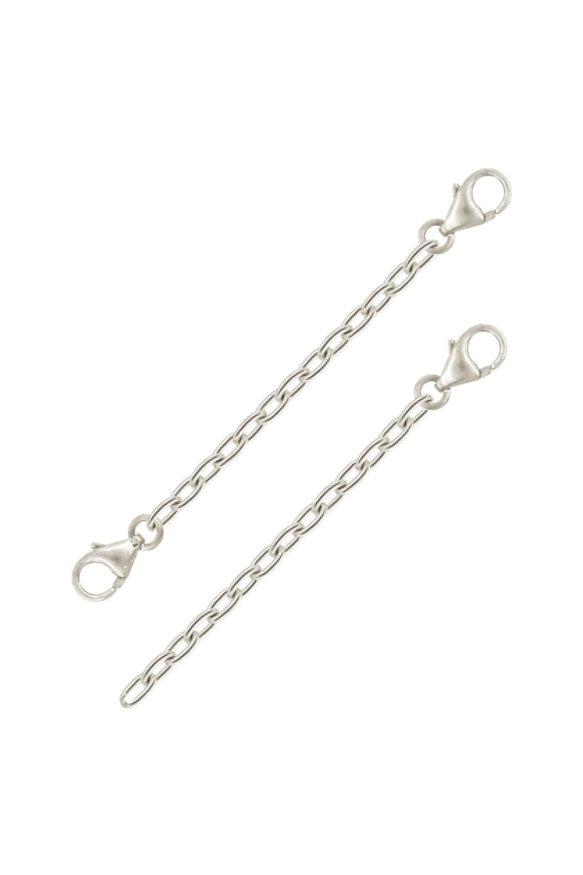 2.3mm Sterling Silver Clip on Bracelet Safety Chain